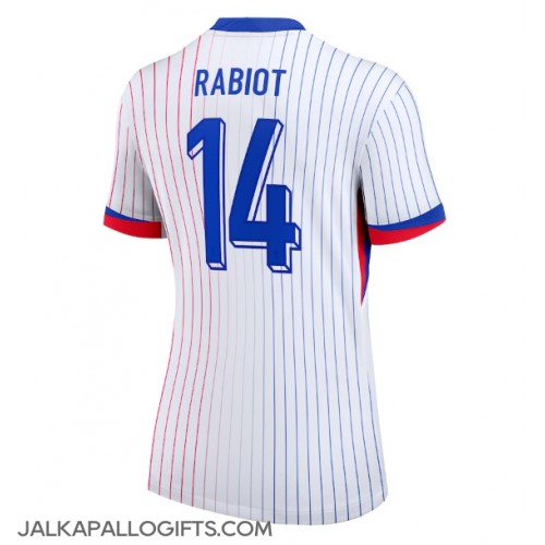 Ranska Adrien Rabiot #14 Vieraspaita Naiset EM-Kisat 2024 Lyhythihainen